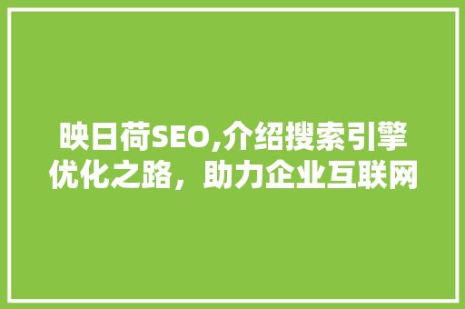 映日荷SEO,介绍搜索引擎优化之路，助力企业互联网营销