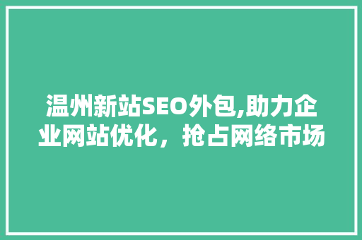 温州新站SEO外包,助力企业网站优化，抢占网络市场先机
