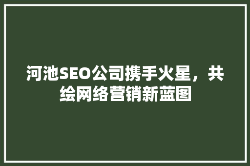河池SEO公司携手火星，共绘网络营销新蓝图