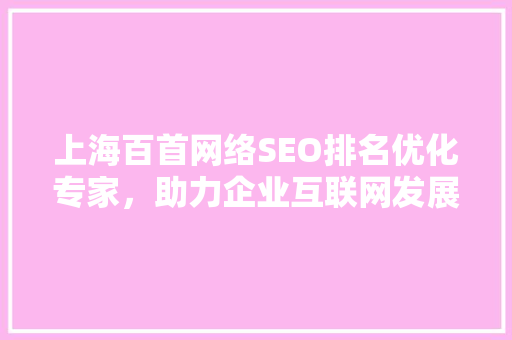 上海百首网络SEO排名优化专家，助力企业互联网发展