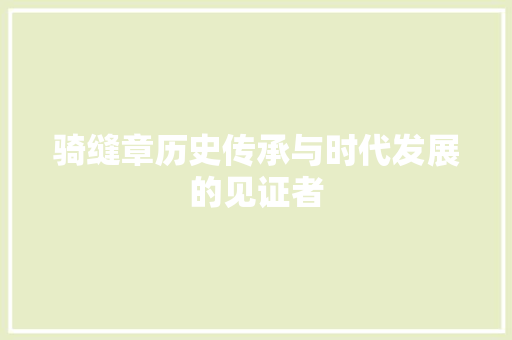 骑缝章历史传承与时代发展的见证者