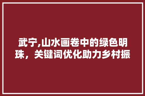 武宁,山水画卷中的绿色明珠，关键词优化助力乡村振兴